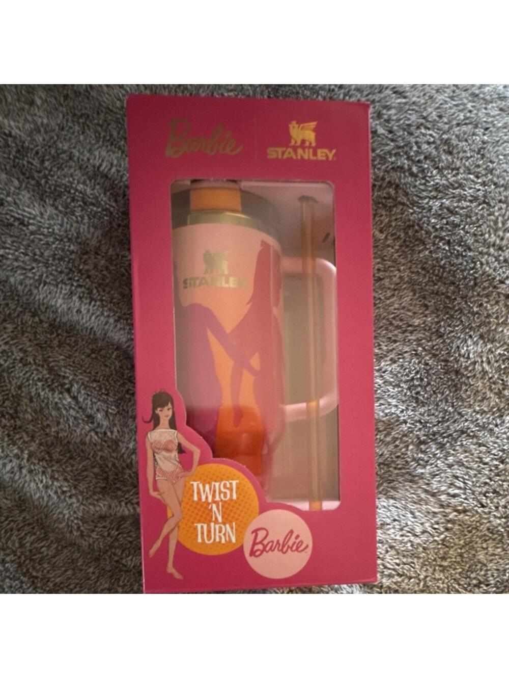 Stanley Quencher H2.0 Barbie 40oz Pink Orange Twist ‘N Turn